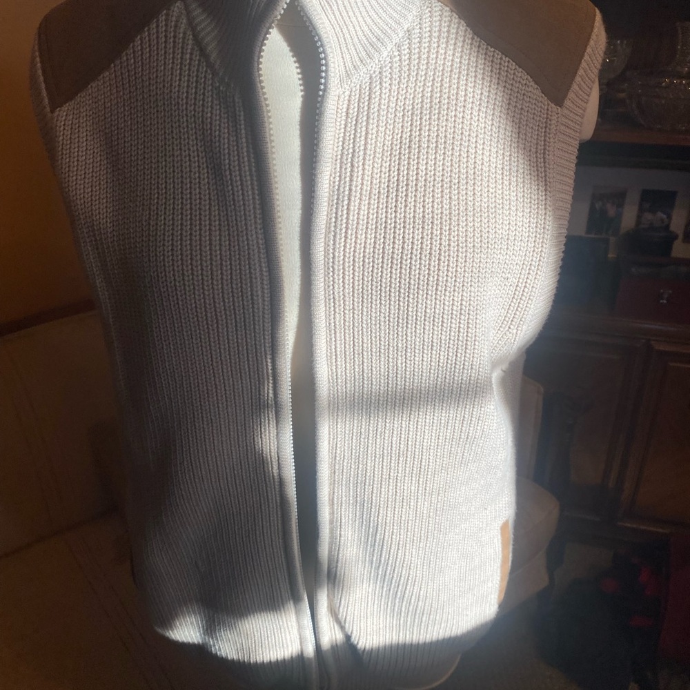 Orvis vest suede cotton size medium pristine